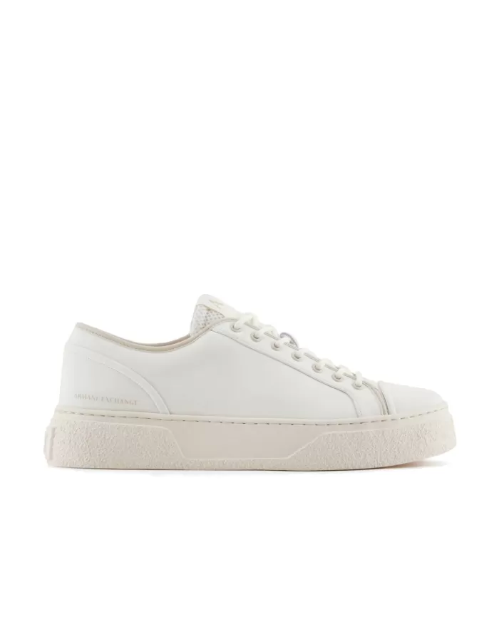 Sneakers Uomo bianche in pelle XUX243 XV913|ARMANI EXCHANGE Sneakers Uomo bianche in pelle XUX243 XV913|ARMANI EXCHANGE