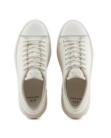 Sneakers Uomo bianche in pelle XUX243 XV913|ARMANI EXCHANGE