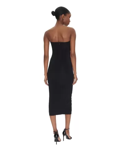 Abito Donna nero con scollo sagomato 105021 A2GS CENERINO|PINKO