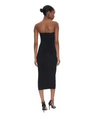 Abito Donna nero con scollo sagomato 105021 A2GS CENERINO|PINKO