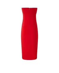 Abito Donna rosso con scollo sagomato 105021 A2GS CENERINO|PINKO