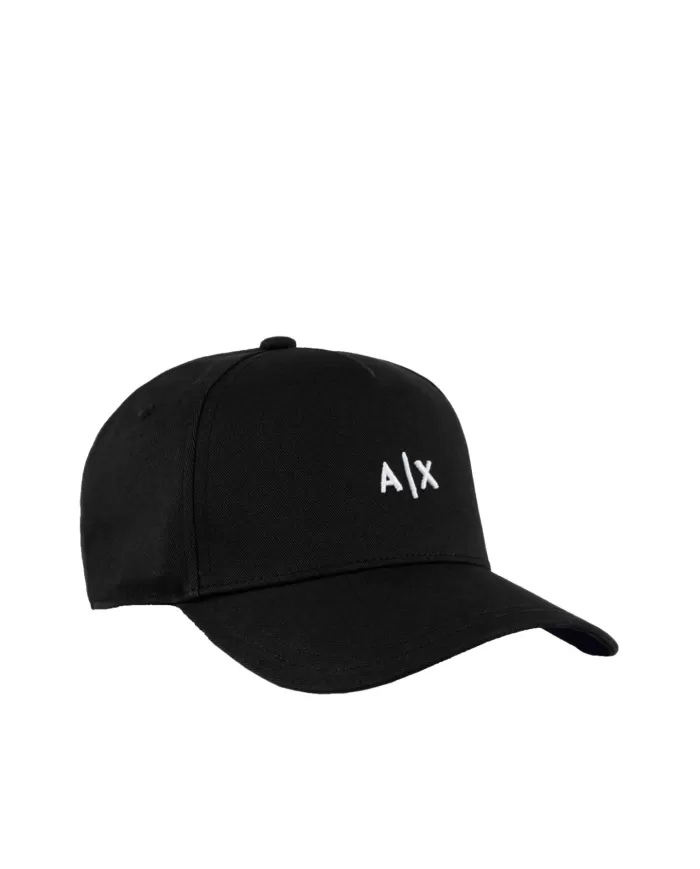 Berretto Uomo nero con ricamo bianco 954112 CC571|ARMANI EXCHANGE Berretto Uomo nero con ricamo bianco 954112 CC571|ARMANI EXCHANGE