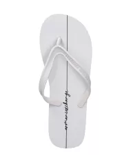 Infradito Donna bianca con stampa nera XDQ010 XV700|ARMANI EXCHANGE