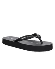 Infradito Donna nera con stampa bianca XDQ010 XV700|ARMANI EXCHANGE