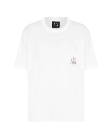 T-shirt Uomo bianca con taschino XM000366 AF12308|ARMANI EXCHANGE