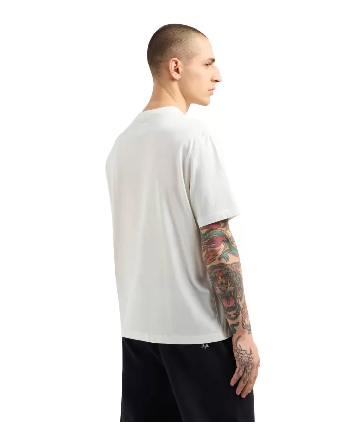 T-shirt Uomo bianca con taschino XM000366 AF12308|ARMANI EXCHANGE