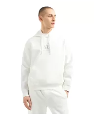 Felpa Uomo bianca con ricamo logo XM000369 AF10818|ARMANI EXCHANGE