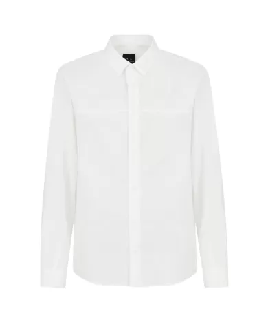 Camicia Uomo bianca in cotone XM000374 AF12994 |ARMANI EXCHANGE