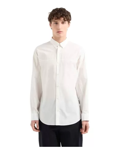 Camicia Uomo bianca in cotone XM000374 AF12994 |ARMANI EXCHANGE