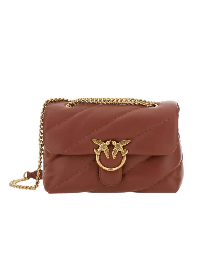 Borsa Donna cuoio antique 100038 A0F2 LOVE PUFF classic| PINKO Borsa Donna cuoio antique 100038 A0F2 LOVE PUFF classic| PINKO