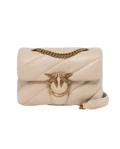 Borsa Donna beige/grigio 100039 A0F2 LOVE PUFF mini| PINKO