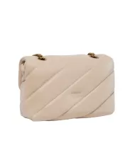 Borsa Donna beige/grigio 100039 A0F2 LOVE PUFF mini| PINKO Borsa Donna beige/grigio 100039 A0F2 LOVE PUFF mini| PINKO