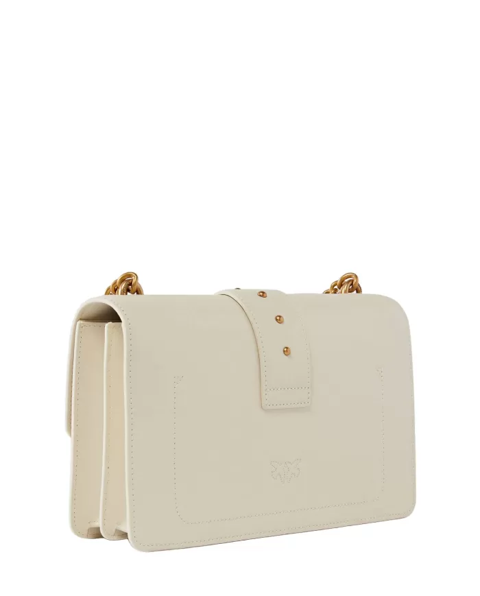 Borsa Donna bianca con baccello borchiato 100053 A0F1 LOVE ONE|PINKO Borsa Donna bianca con baccello borchiato 100053 A0F1 LOVE ONE|PINKO