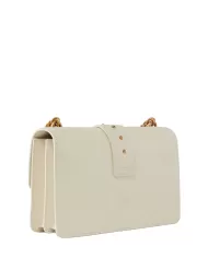 Borsa Donna bianca con baccello borchiato 100053 A0F1 LOVE ONE|PINKO Borsa Donna bianca con baccello borchiato 100053 A0F1 LOVE ONE|PINKO