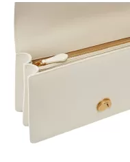 Borsa Donna bianca con baccello borchiato 100053 A0F1 LOVE ONE|PINKO Borsa Donna bianca con baccello borchiato 100053 A0F1 LOVE ONE|PINKO