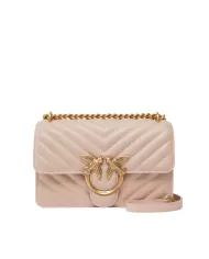 Borsa Donna cipria con trapuntatura chevron 100074 A0GK LOVE ONE|PINKO
