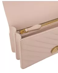 Borsa Donna cipria con trapuntatura chevron 100074 A0GK LOVE ONE|PINKO