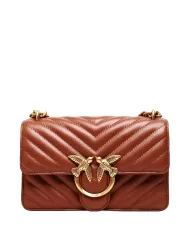 Borsa Donna mattone trapuntatura chevron 100074 A0GK LOVE ONE|PINKO Borsa Donna mattone trapuntatura chevron 100074 A0GK LOVE ONE|PINKO