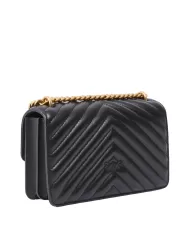 Borsa Donna nera/oro trapuntatura chevron 100074 A0GK LOVE ONE|PINKO Borsa Donna nera/oro trapuntatura chevron 100074 A0GK LOVE ONE|PINKO