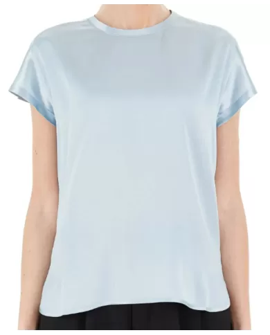 Blusa Donna azzurro in seta 100100 A2JR FARIDA|PINKO