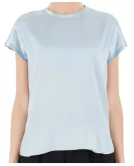 Blusa Donna azzurro in seta 100100 A2JR FARIDA|PINKO