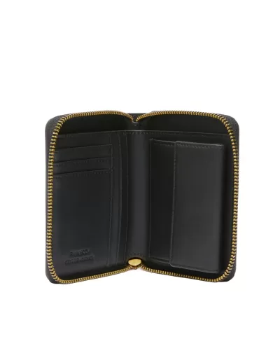 Portafoglio Donna in pelle nero/oro antico 100249 A0F1 TAYLOR|PINKO