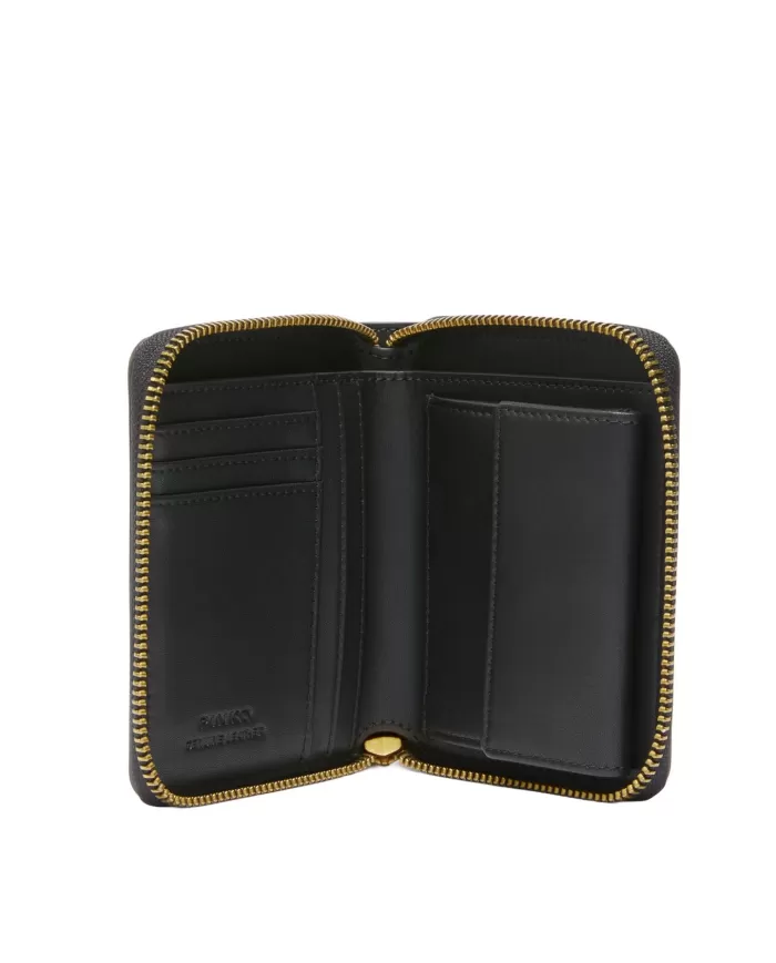 Portafoglio Donna in pelle nero/oro antico 100249 A0F1 TAYLOR|PINKO Portafoglio Donna in pelle nero/oro antico 100249 A0F1 TAYLOR|PINKO