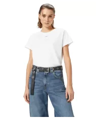 T-shirt Donna bianca logo d'avanti 100373 A228 BASICO| PINKO T-shirt Donna bianca logo d'avanti 100373 A228 BASICO| PINKO