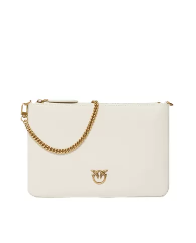 Borsa Donna bianca stile flat 100455 A0F1 FLAT CLASSIC|PINKO