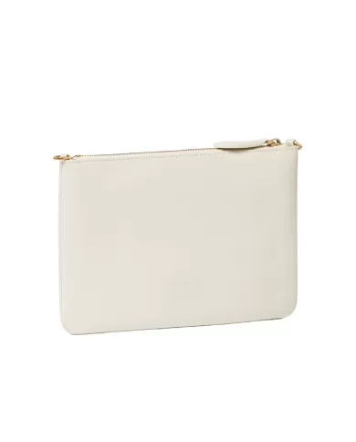 Borsa Donna bianca stile flat 100455 A0F1 FLAT CLASSIC|PINKO