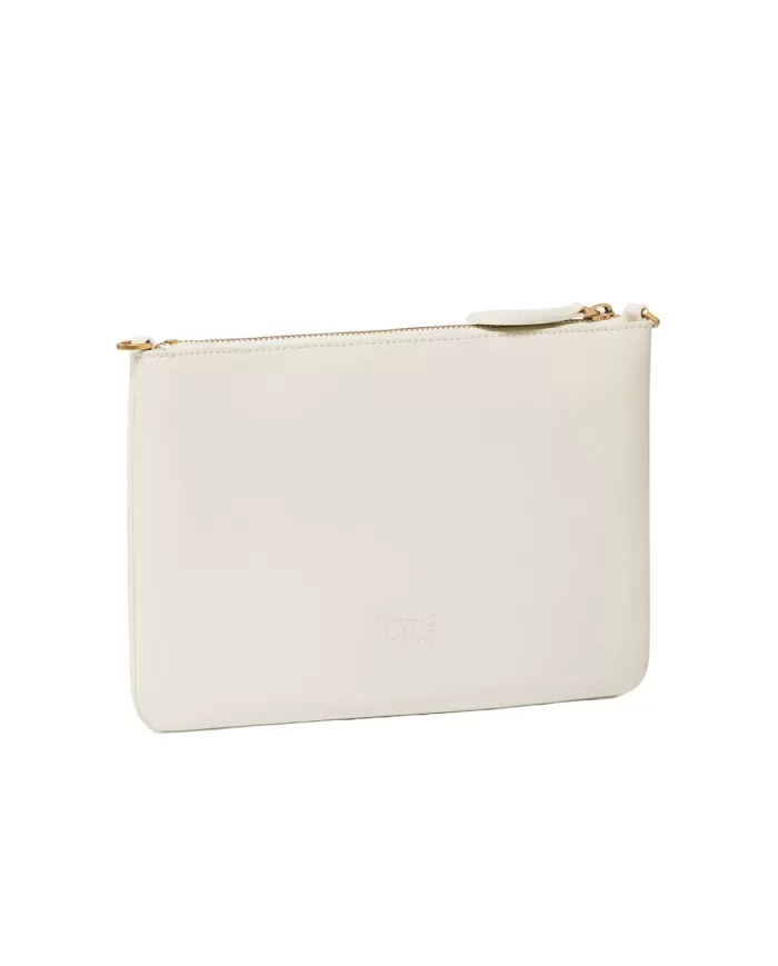 Borsa Donna bianca stile flat 100455 A0F1 FLAT CLASSIC|PINKO Borsa Donna bianca stile flat 100455 A0F1 FLAT CLASSIC|PINKO