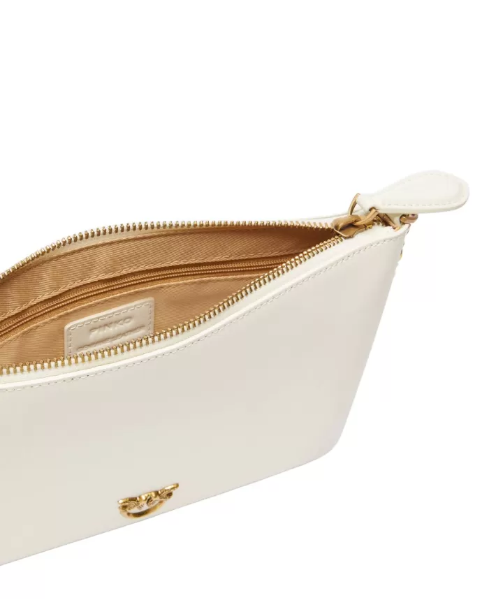 Borsa Donna bianca stile flat 100455 A0F1 FLAT CLASSIC|PINKO Borsa Donna bianca stile flat 100455 A0F1 FLAT CLASSIC|PINKO