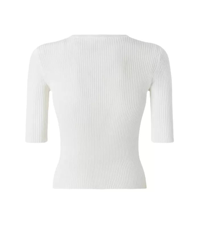 Maglia Donna bianca logo in trasparenza 102017 A1KW TRITONE|PINKO Maglia Donna bianca logo in trasparenza 102017 A1KW TRITONE|PINKO