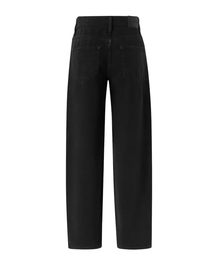Jeans Donna nero a vita alta largo 103857 A2H6 ESTELLE PE|PINKO Jeans Donna nero a vita alta largo 103857 A2H6 ESTELLE PE|PINKO
