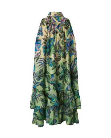 Abito Polo da Donna corto fantasia floreale 104720 A2EZ ORONERO|PINKO