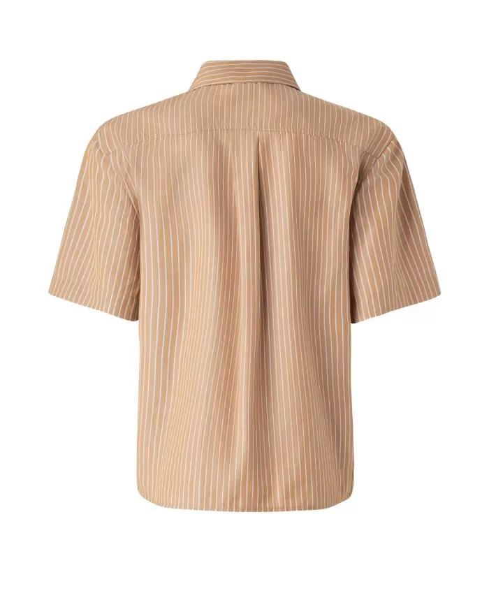 Camicia Donna a maniche corta rigate 104779 A2FH INNUENDO|PINKO Camicia Donna a maniche corta rigate 104779 A2FH INNUENDO|PINKO