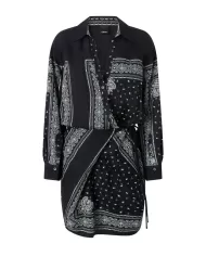 Abito Donna a camicia stampa bandana 104665 A2CK MESOPOTAMIA |PINKO Abito Donna a camicia stampa bandana 104665 A2CK MESOPOTAMIA |PINKO