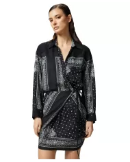 Abito Donna a camicia stampa bandana 104665 A2CK MESOPOTAMIA |PINKO Abito Donna a camicia stampa bandana 104665 A2CK MESOPOTAMIA |PINKO