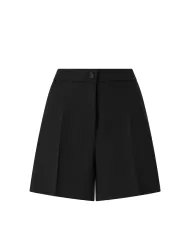 Shorts Donna nero a vita alta con piega 104702 A2EJ PENNY | PINKO Shorts Donna nero a vita alta con piega 104702 A2EJ PENNY | PINKO