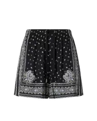 Shorts Donna ampio stampa bandana 104792 A2FL SORPRENDIMI|PINKO