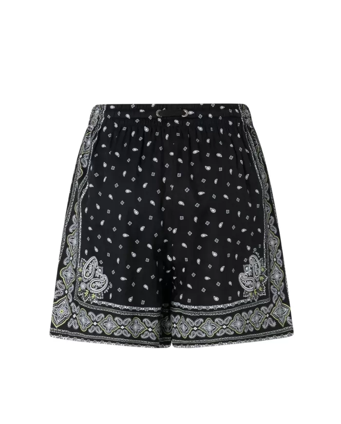 Shorts Donna ampio stampa bandana 104792 A2FL SORPRENDIMI|PINKO Shorts Donna ampio stampa bandana 104792 A2FL SORPRENDIMI|PINKO