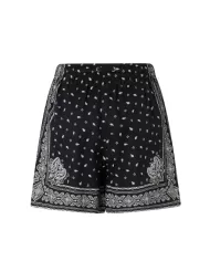 Shorts Donna ampio stampa bandana 104792 A2FL SORPRENDIMI|PINKO