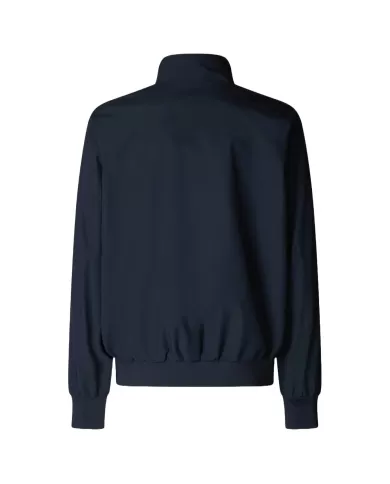 SAVE THE DUCK Bomber Uomo D35190M DARK20 FINLAY PE 2025 regular in tinta unita con patch logata 90010 BLUE BLACK