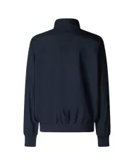 SAVE THE DUCK Bomber Uomo D35190M DARK20 FINLAY PE 2025 regular in tinta unita con patch logata 90010 BLUE BLACK SAVE THE DUCK Bomber Uomo D35190M DARK20 FINLAY PE 2025 regular in tinta unita con patch logata 90010 BLUE BLACK