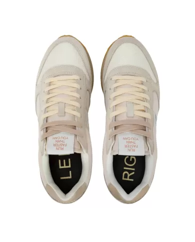 Sneakers Uomo bianco/panna tessuto/camoscio Z35105 TOM VINTAG|SUN68
