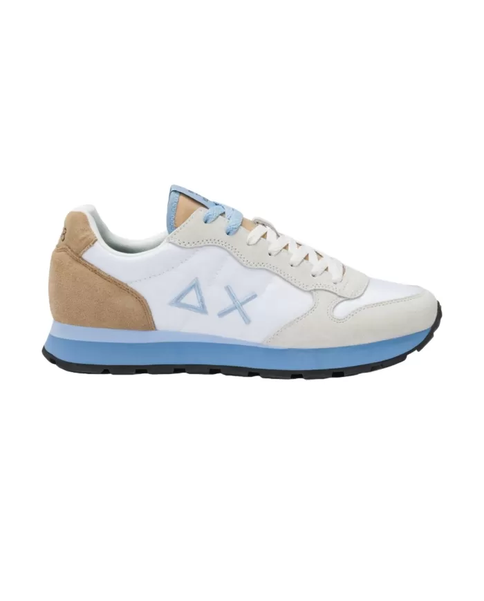 Sneakers Uomo bianca in tessuto/camoscio Z35108 TOM MULTICOLOR|SUN68 Sneakers Uomo bianca in tessuto/camoscio Z35108 TOM MULTICOLOR|SUN68