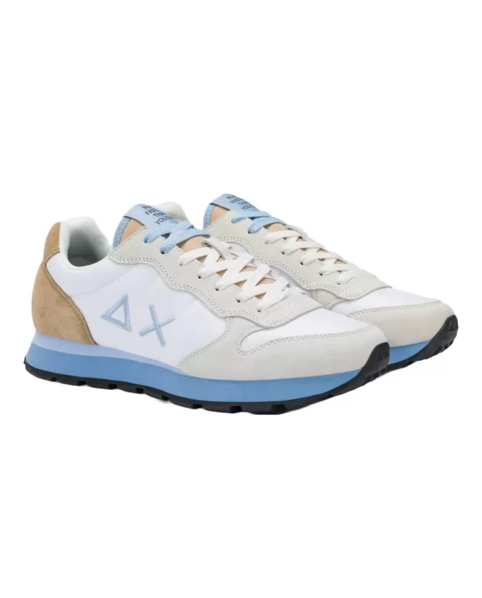 Sneakers Uomo bianca in tessuto/camoscio Z35108 TOM MULTICOLOR|SUN68 Sneakers Uomo bianca in tessuto/camoscio Z35108 TOM MULTICOLOR|SUN68