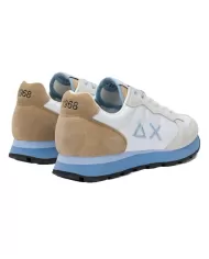 Sneakers Uomo bianca in tessuto/camoscio Z35108 TOM MULTICOLOR|SUN68