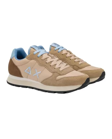 Sneakers Uomo beige in tessuto/camoscio Z35108 TOM MULTICOLOR|SUN68