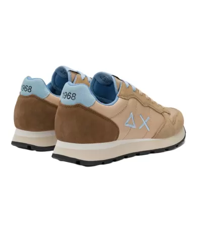 Sneakers Uomo beige in tessuto/camoscio Z35108 TOM MULTICOLOR|SUN68